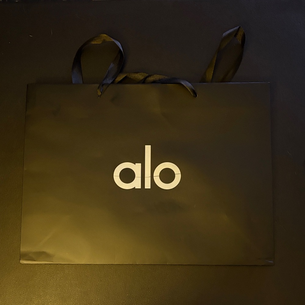 ALO Yoga Black Gift Bag